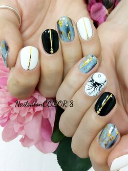 ネイルサロン カラーエイト(Nailsalon COLOR.8)/メンズネイル