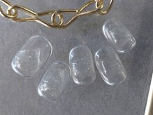 つめノさき/シルバー囲みネイル