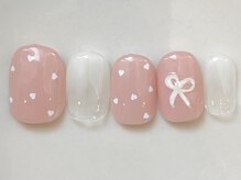 カラ ネイル 中津店(calla nail)/可愛くやわらかピンク