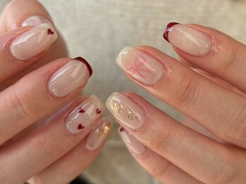 リノ 大阪本町店(lino)/ハートネイル【2.2.s3】