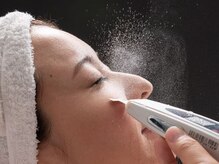 毛穴ピーリング+水光肌　施術の流れ