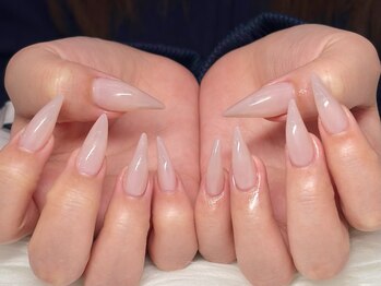 ほんのりちゅるんピンク猫爪