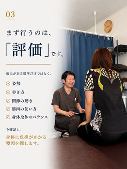 ライズフィジオ 名古屋店(RISE PHYSIO)/まずは全身評価します。