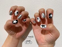 アイネイルトゥー 小倉(ai nail two)/6本アート＋ミラー