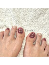 ハートネイル　byあやか