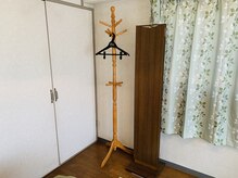 等身大の鏡で施術後の身だしなみもバッチリ◎お出かけ前でも◎