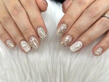 ディーネイル 池袋(D-nail)/[木村]ブライダルフラワーネイル