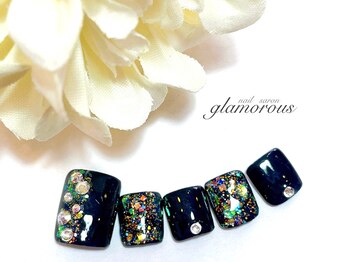 ネイルグラマラス 西新井店/《フットネイル》ニュアンスf1