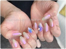 プルースラウンジ トウキョウ(Plus Lounge TOKYO)/オーロラネイル♪