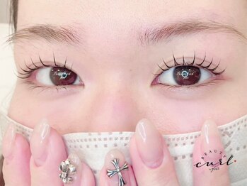 ビューティーカールプラス 難波店(BEAUTY CURL plus)の写真/《韓国式束感ワンホンまつげパーマ¥3,450》韓国アイドル級のきゅるんと可愛いお目元にプロデュースします◎