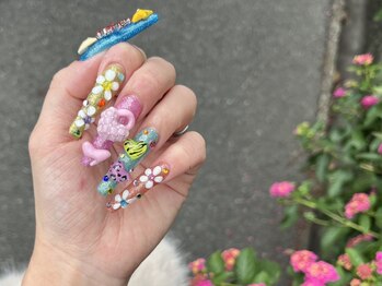 エムネイル(M-Nail)の写真/【手書きアートもお任せください★】シンプルから凝ったアートまで♪【持ち込みデザインOK】【長さだしOK】