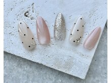 08ネイル(08 nail＆school)/大人可愛☆ドット柄