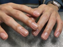 オムネイル 渋谷(HOMME NAIL)/クリアジェル ¥4.400