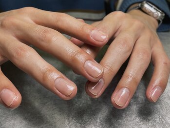 オムネイル 渋谷(HOMME NAIL)/クリアジェル ¥4.400