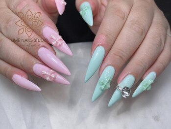 ウメネイルスタジオ(UME NAIL STUDIO)/長さだしやり放題×つけ放題