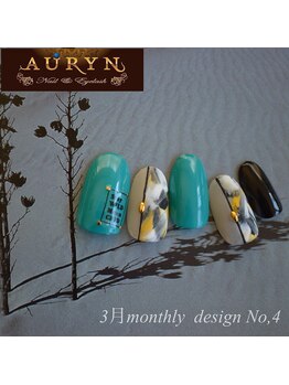 アウリン(AURYN)/3月限定monthly design No,4