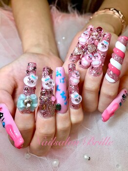 エスフィーネイルサロン ブリーユ(Esfy nailsalon Brille)/おぱんちゅネイル