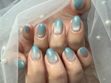 トリー アンド デリー(Toliy&Deliy)/クリアな爽やかネイル