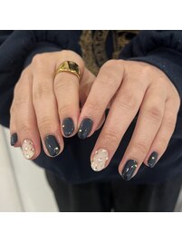 navy × bijou