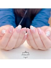 ピオニーネイル(peony nail)/ふんわりフラワーレース
