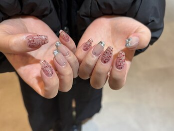 オーシャンネイル 新宿店(Ocean nail)/ツイードネイル