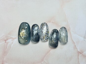 アルク バイ ネオリーブ 荻窪店(arc by neolive)/1月定額/くすみグリーン