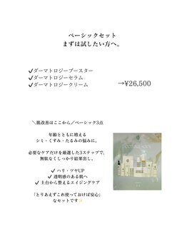 ベル(BELLE)/インセルダムで肌の再構築を。