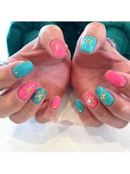 ハーティーネイル hearty nail 溝の口店/ゴージャスネイル☆