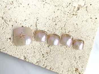 サロン ド モモ(salon de momo)/【foot】華やかデザイン