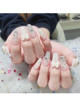 クイーンズビューティーサロン 新宿本店(Queen's beauty salon)/チップ長さ出しアートやり放題