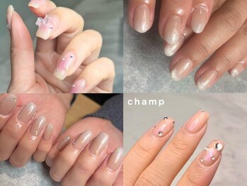 チャンプ 花園店(Champ)の写真/大人可愛いシンプルデザインが豊富!エアブラシ取扱店/手元に合わせた似合わせカラーをご提案☆