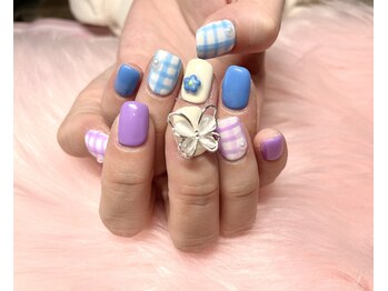 ラッシュ ネイル(LUSH nail)/チェックネイル