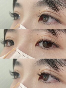 レイネイルアンドレイアイ 浜町観光通り店(RAY NAIL ＆ ray eye)の写真/【話題の新技術★LEDエクステ】低刺激&施術後すぐに入浴可◎湿気や汗に負けない綺麗な目元をキープ♪