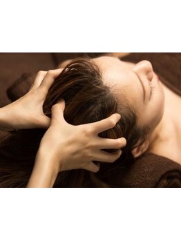 ヘッドスパで癒されたい