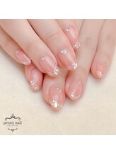 ピオニーネイル(peony nail)/シェルフレンチ