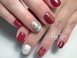 新年ネイル/中華ネイル/迎春