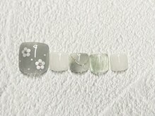 インテグラル 水戸店(integral)/〈foot〉4月キャンペーンネイル