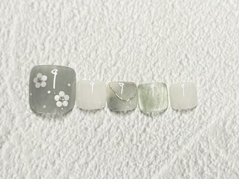 〈foot〉4月キャンペーンネイル