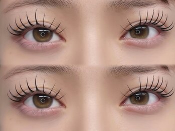 リュエル 立川(Luele)の写真/【SNSで話題♪リフエク】当店人気ラッシュリフト＆まつエク◎目に光が入り明るく可愛いお目元に★