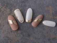 サンミーゴネイル 神戸店(Sunmego Nail)/ミラーうねうね×マットネイル