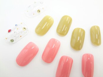ネイルサロン クイール 小山店(NAIL SALON QUILL)/ワンカラー＆ストーン