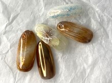 ビューティーサロン ハル(beauty salon haru)/【ニュアンスチックなお花】