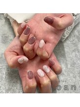 ロアンネイル(roan nail)/ドット×リボン
