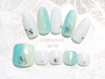 ヘアーアンドネイル ミューズ 稲毛店(HAIR & NAIL MUSE)の写真/大人気◎ご予算に合わせた定額メニューで魅力的なデザインを実現します♪お得なクーポンも豊富にご用意★