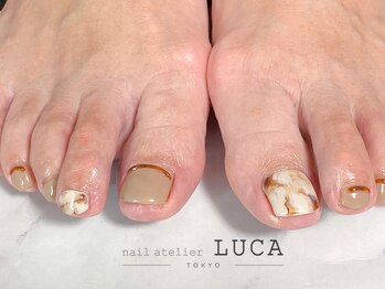 ネイルアトリエルカ(nail atelier LUCA)/M-988 ニュアンスブラウンネイル