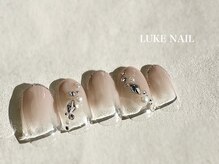 ルークネイル(LUKE NAIL)/キラキラストーングラデーション