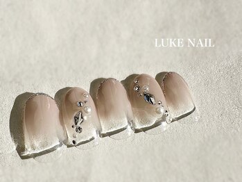 ルークネイル(LUKE NAIL)/キラキラストーングラデーション