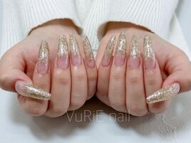 チップ長さだし×ラメグラ