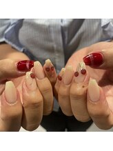 エムウィッシュ 太田川駅前店(M.wish)/さくらんぼネイル