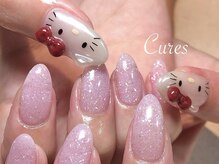 キュアーズ ネイル(CURES NAIL)/ぷっくりキティネイル